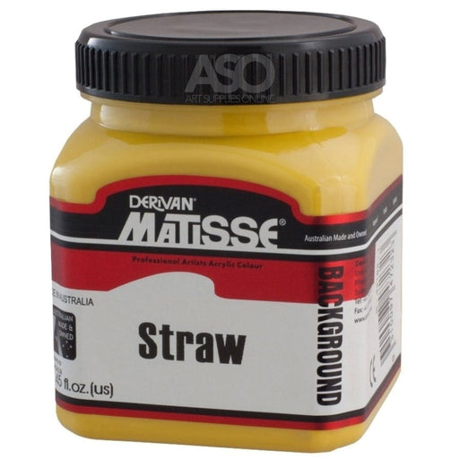 MATISSE BACKGROUND MATISSE 250ml Matisse Background Acrylics Straw (BROWN YELLOW)