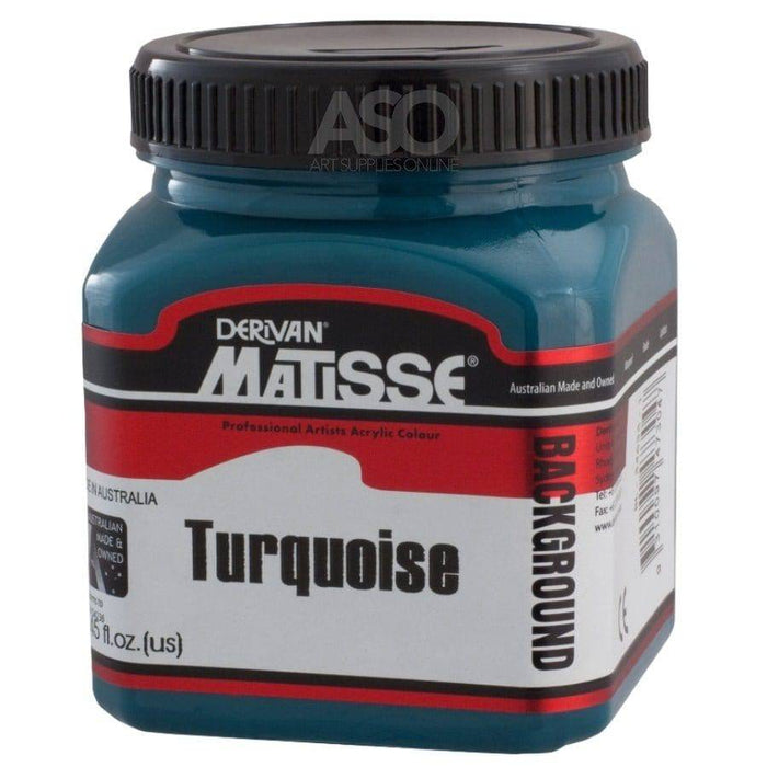 MATISSE BACKGROUND MATISSE 250ml Matisse Background Acrylics Turquoise