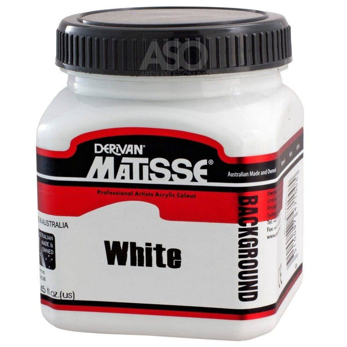 MATISSE BACKGROUND MATISSE Matisse Background Acrylics White (TITANIUM WHITE)