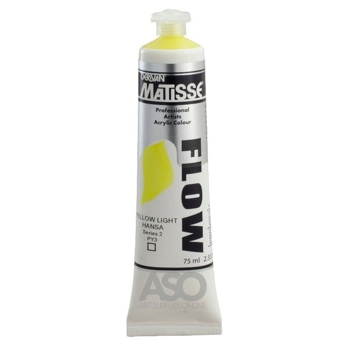 MATISSE FLOW MATISSE 75ml Matisse FLOW Yellow Light Hansa