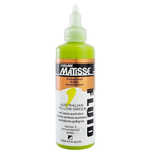 MATISSE FLUID MATISSE Matisse Fluid 135ml Australian Yellow Green