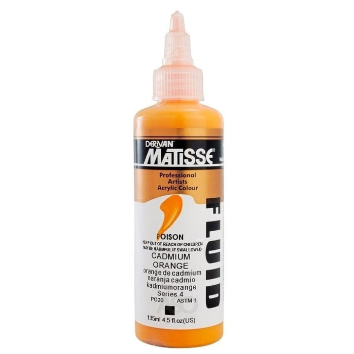 MATISSE FLUID MATISSE Matisse Fluid 135ml Cadmium Orange