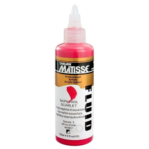 MATISSE FLUID MATISSE Matisse Fluid 135ml Napthol Scarlet