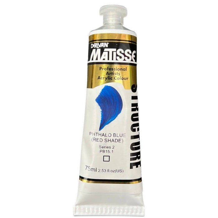 MATISSE STRUCTURE MATISSE 75ml Matisse STRUCTURE Phthalo blue (Red Shade)