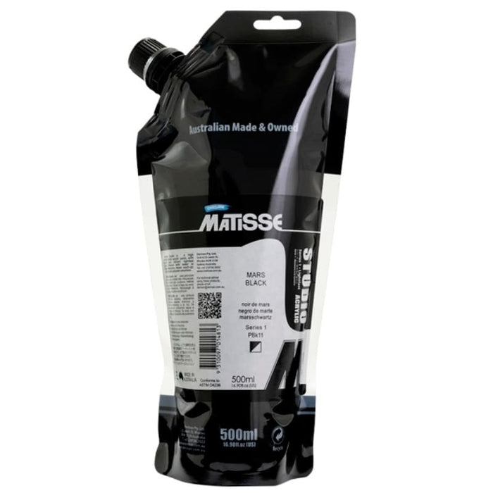 MATISSE STUDIO 500ml Matisse Studio Mars Black