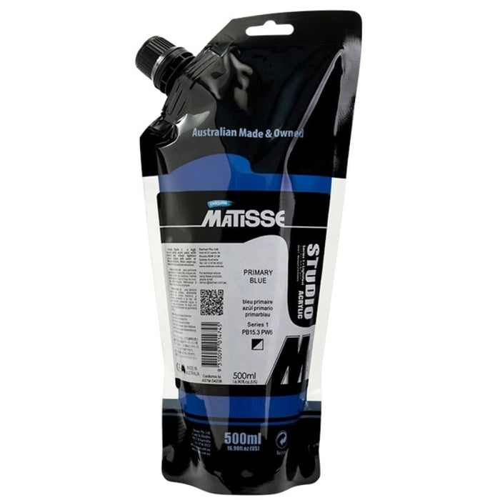 MATISSE STUDIO 500ml Matisse Studio Primary Blue