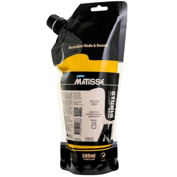 MATISSE STUDIO 500ml Matisse Studio Yellow Deep
