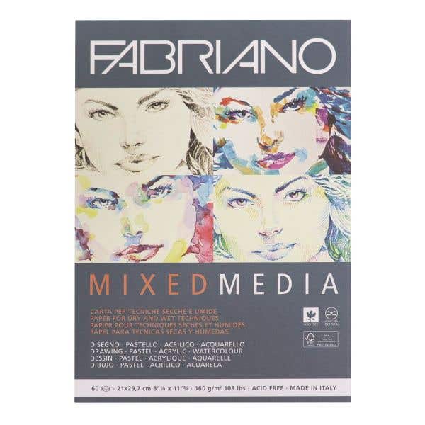 NEW NEW Mixed Media Pad 160Gsm A3 60 Sheets