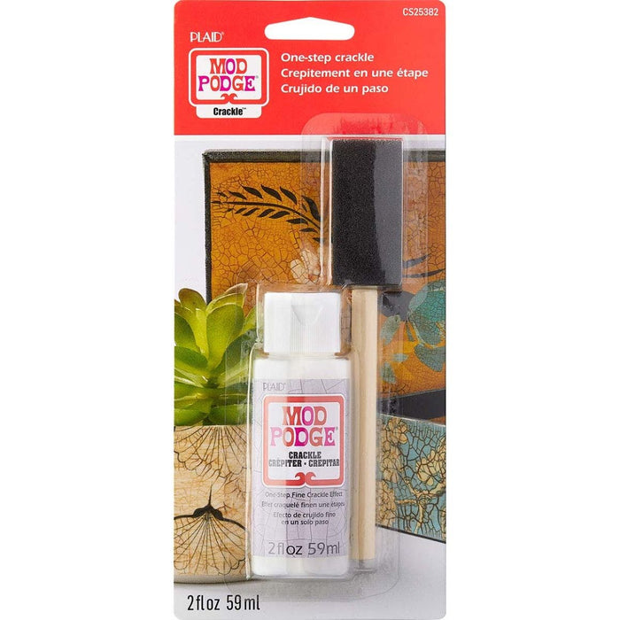 MOD PODGE NEW Mod Podge Crackle 2oz/59ml Carded Cs25382