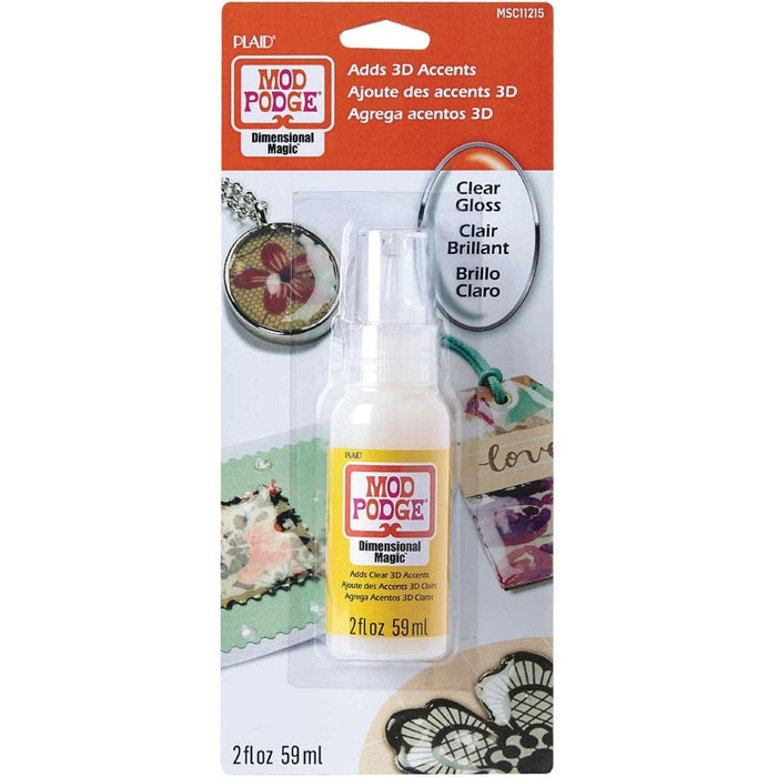 MOD PODGE NEW Mod Podge Dimensional Magic Clear 2oz/59ml (Card) Mscs11215