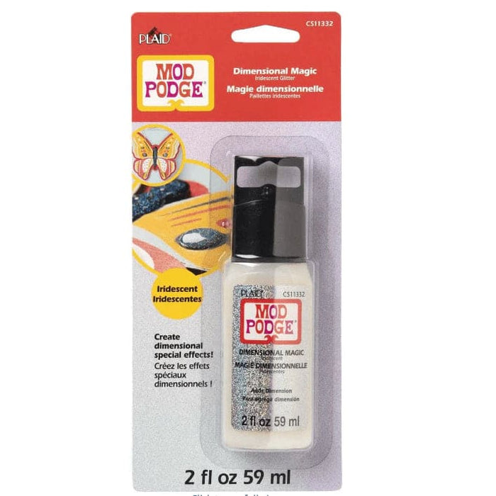 MOD PODGE NEW Mod Podge Dimesional Magic Irid. Glitter 2oz/59ml Cs11332