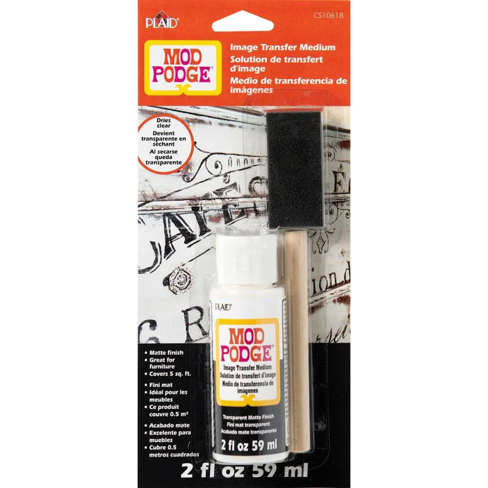 MOD PODGE NEW Mod Podge Image Transfer Med 2oz/59ml (Card) Cs10618