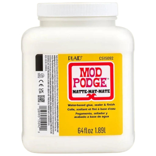 MOD PODGE NEW Mod Podge Matte 64oz/1.89l Cs15092