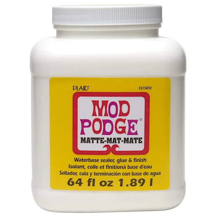 MOD PODGE NEW Mod Podge Matte 64oz/1.89l Cs15092