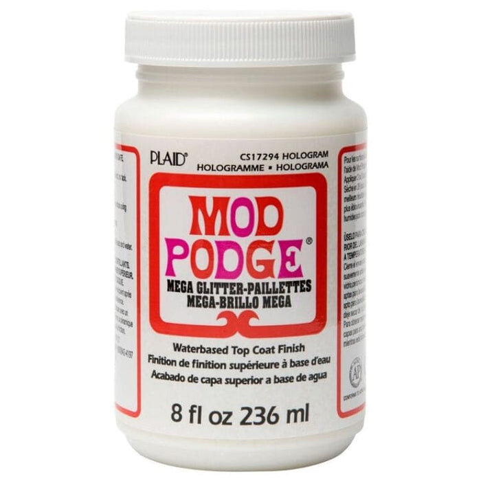 MOD PODGE NEW Mod Podge Mega Glitter Hologram 8oz/237ml Cs17294
