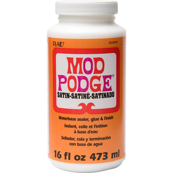 MOD PODGE NEW Mod Podge Satin 16oz/473ml Cs17295