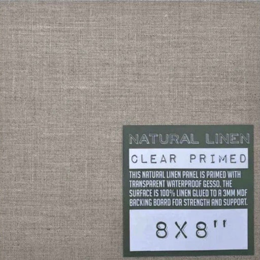 ALESANDRO CANVAS Linen Boards Natural Primed Linen Boards 3mm Depth