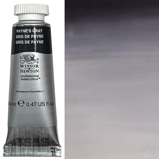 WINSOR & NEWTON WATERCOLOURS WINSOR & NEWTON WATERCOLOURS Payne's Gray 14ml W&N Watercolour