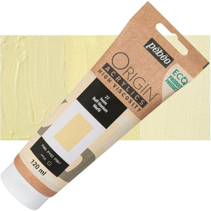 PEBEO ORIGIN ACRYLICS NEW PEBEO ORIGIN ACR 120ML BUFF TITANIUM