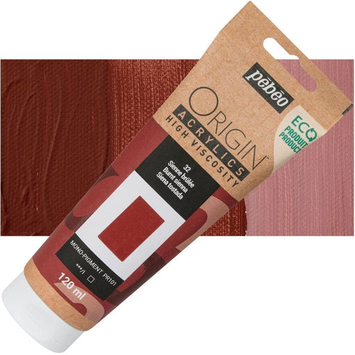 PEBEO ORIGIN ACRYLICS NEW PEBEO ORIGIN ACR 120ML BURNT SIENNA