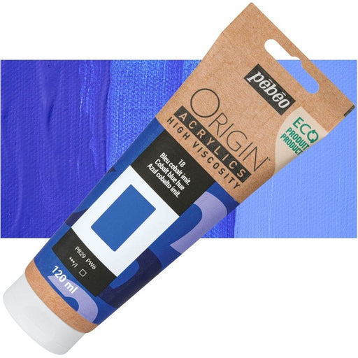PEBEO ORIGIN ACRYLICS NEW PEBEO ORIGIN ACR 120ML COBALT BLUE HUE