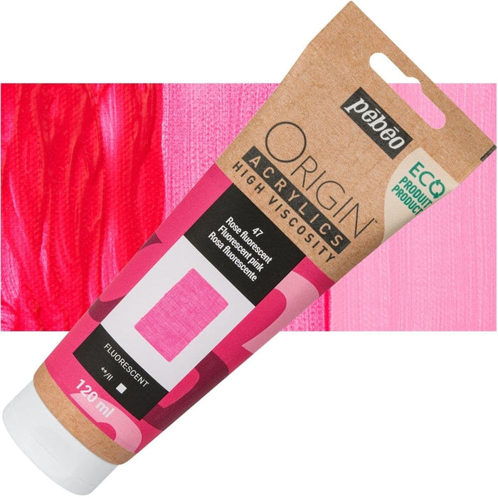PEBEO ORIGIN ACRYLICS NEW PEBEO ORIGIN ACR 120ML FLUORESCENT PINK