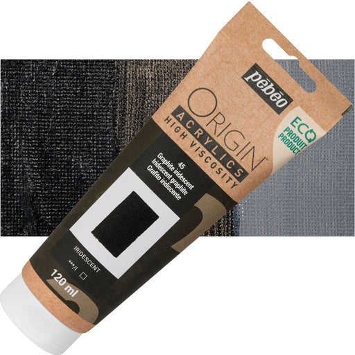 PEBEO ORIGIN ACRYLICS NEW PEBEO ORIGIN ACR 120ML IRIDESCENT GRAPHITE