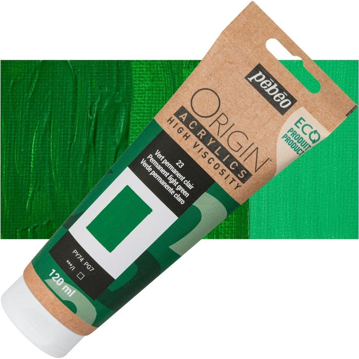 PEBEO ORIGIN ACRYLICS NEW PEBEO ORIGIN ACR 120ML PERMANENT LIGHT GREEN