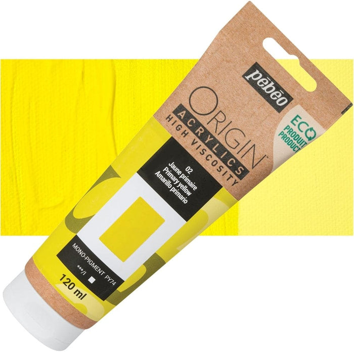 PEBEO ORIGIN ACRYLICS NEW PEBEO ORIGIN ACR 120ML PRIMARY YELLOW