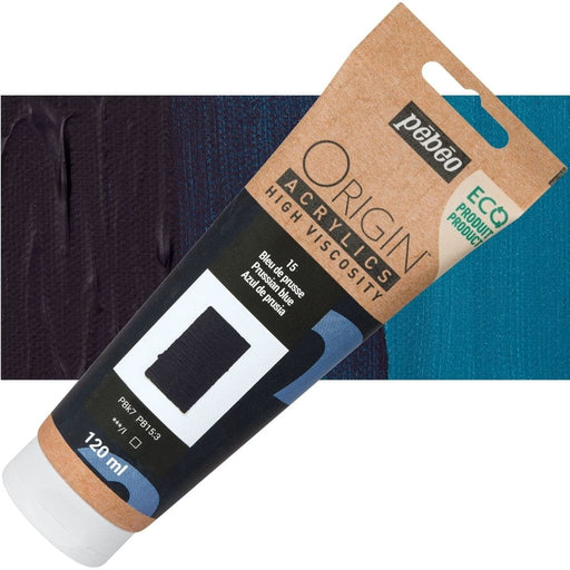PEBEO ORIGIN ACRYLICS NEW PEBEO ORIGIN ACR 120ML PRUSSIAN BLUE