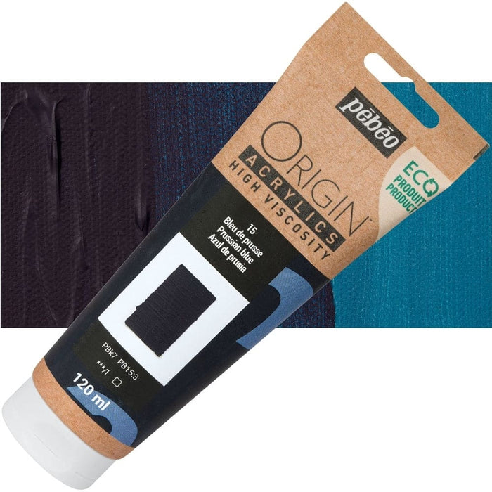 PEBEO ORIGIN ACRYLICS NEW PEBEO ORIGIN ACR 120ML PRUSSIAN BLUE