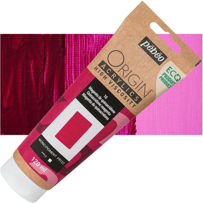 PEBEO ORIGIN ACRYLICS NEW PEBEO ORIGIN ACR 120ML QUINACRIDONE MAGENTA