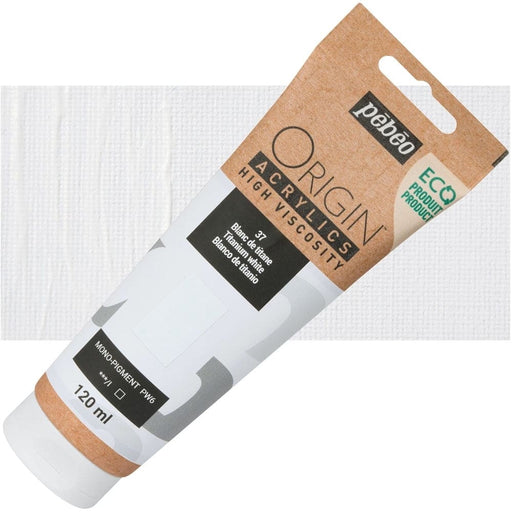 PEBEO ORIGIN ACRYLICS NEW PEBEO ORIGIN ACR 120ML TITANIUM WHITE