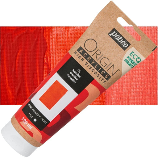 PEBEO ORIGIN ACRYLICS NEW PEBEO ORIGIN ACR 120ML VERMILION