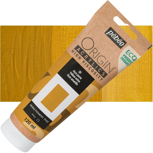 PEBEO ORIGIN ACRYLICS NEW PEBEO ORIGIN ACR 120ML YELLOW OCHRE