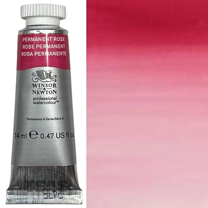 WINSOR & NEWTON WATERCOLOURS WINSOR & NEWTON WATERCOLOURS Permanent Rose 14ml W&N Watercolour