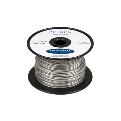 Plastic Coated Stainless Steel Picture Wire (25kg Max load) per metre ...