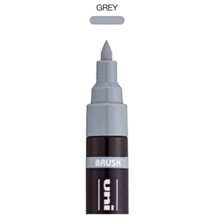 POSCA Paint Markers Grey POSCA Medium Brush Tip Markers