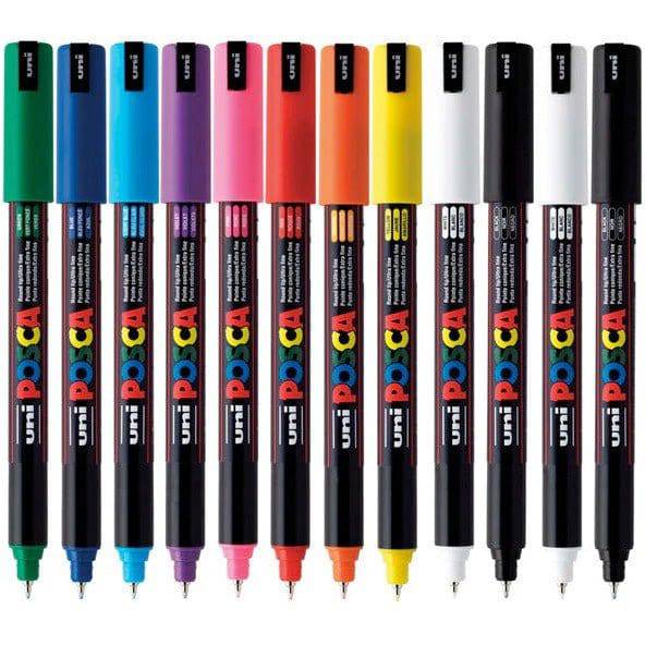 POSCA POSCA Posca PC-1MR Assorted Colours Set 12 Posca Sets