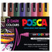POSCA POSCA Posca PC-5M Dark Colours Set 8 Posca Sets