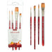 PRINCETON PRINCETON Velvetouch SYN LH Professional 4PC Set Princeton Velvetouch 3950 Professional 4PC Set