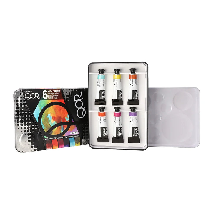 QOR SETS QOR Qor Watercolour High Chroma 6 Set 5ml