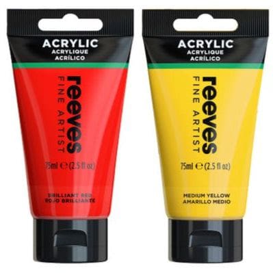 The Sydney Art Store Reeves Acrylic Paints 75ml