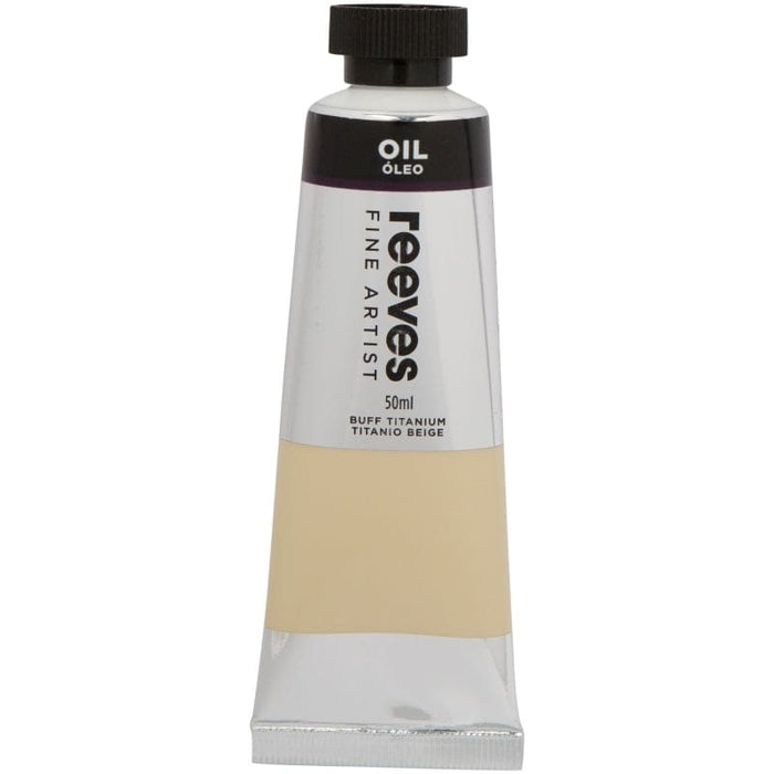 REEVES OIL REEVES OIL Buff Titanium 50ml Reeves Artist Oils