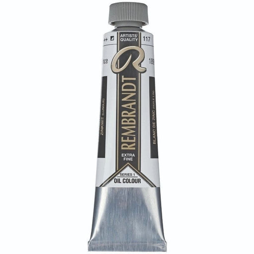 REMBRANDT OILS REMBRANDT 40ml Rembrandt Oil - 117 - Zinc White (Linseed Oil) S1