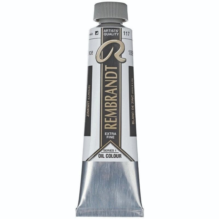 REMBRANDT OILS REMBRANDT 40ml Rembrandt Oil - 117 - Zinc White (Linseed Oil) S1