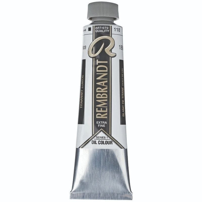 REMBRANDT OILS REMBRANDT 40ml Rembrandt Oil - 118 - Titanium White (Linseed Oil) S1