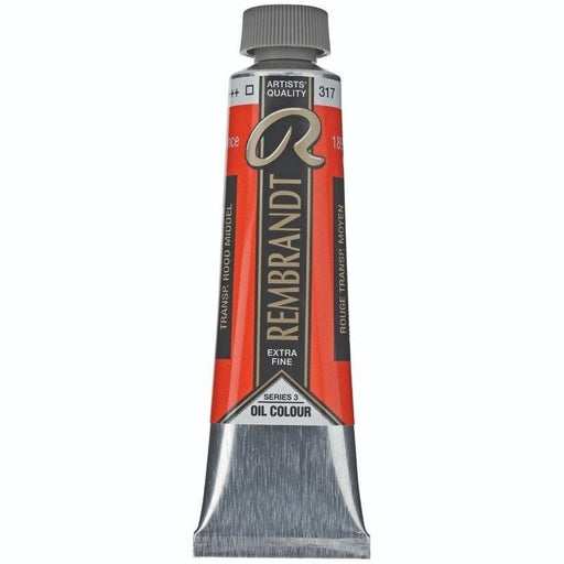 REMBRANDT OILS REMBRANDT Rembrandt Oil 40ml - 317 - Transparent Red Medium S3