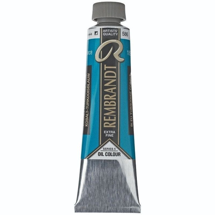 REMBRANDT OILS REMBRANDT Rembrandt Oil 40ml - 586 - Cobalt Turquoise Blue S5