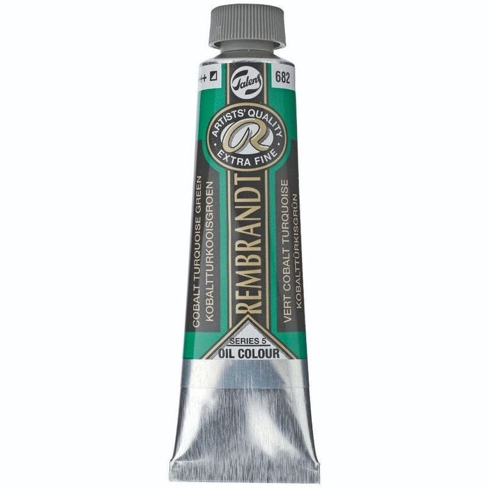 REMBRANDT OILS REMBRANDT Rembrandt Oil 40ml - 682 - Cobalt Turquoise Green S5